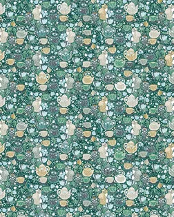 Рогожка 150 см набивная арт 904   рис 29316/1 "Чаепитие" арт. РЖК-354-1-1949.102