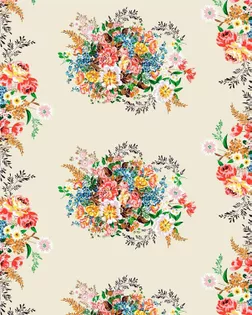 Рогожка 150 см набивная арт 904   рис 29338/3  "Ульяна" арт. РЖК-370-1-1949.115