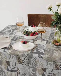 Рогожка 150 см набивная арт 904 рис 29378/1 "Природная мозайка" арт. РЖК-371-1-1949.116