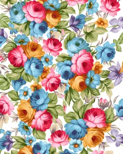 Полотно вафельное 50 см набивное арт 60   рис 29497/1  "Флория" арт. ПВ50-524-1-1855.206