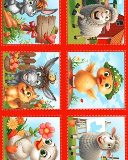 Ситец 95 см набивной арт 44 "Тейково" рис 29506  вид 1  "Мульти" арт. СП-433-1-1947.148