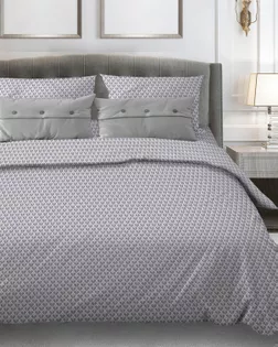 Бязь арт. 262 набивная  шир.150 пл.138+-7  рис. 308 Глорис  вид  8 серый арт. БГТ-302-1-Б00431.130