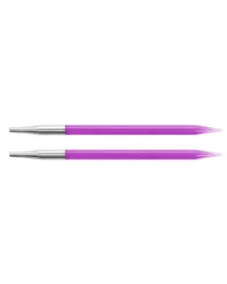 Спицы съемные Trendz 8мм для длины тросика 28-126см акрил уп.2шт (пурпурный) арт. ИВЗ-249-1-45838