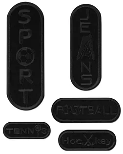 Набор аппликаций термо (в упаковке 10 шт.) арт. АНС-66-1-31164