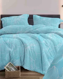 Бязь арт. 262 набивная  шир.150 пл.138+-7  рис. 324  Вернисаж  вид  4   голубой арт. БГТ-267-1-Б00431.085