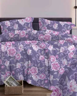 Бязь арт. 262 набивная  шир.150 пл.138+-7  рис. 327  Лирика  вид  2/2 фиолетовый арт. БГТ-268-1-Б00431.066