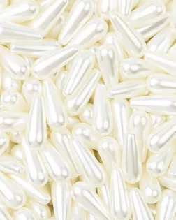 Бусы под жемчуг р.0,8х2см 500гр ~800шт арт. БЖР-116-2-48594.001