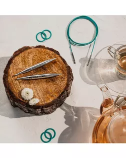 Knit Pro Спицы съемные укороченные Mindful 9мм/10см уп.2шт арт. ИВЗ-218-1-45452