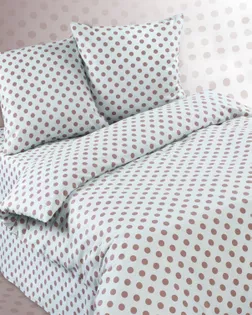 Бязь наб., шир. 220 см,  пл 120+-2. 100% хл. рис 3617/7 Шарлеруа кофе на беж. арт. ХБ-1880-1-Б00528.037