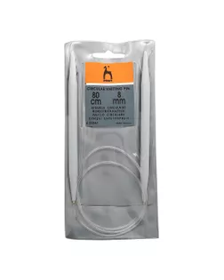 Спицы круговые 50267 PONY  8,00мм/80см пластик арт. ИВЗ-250-1-45841