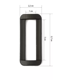 Регулятор пластик ш.5см 100шт (черный) арт. МРОЛП-1-1-42228