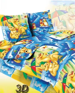 БЯЗЬ детск. 150см, 120гр, Кр.Талка, рис. 3982 "Северный полюс" арт. ХВ-1535-1-Б00580.014