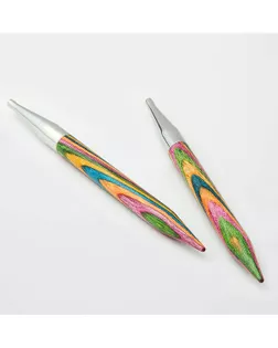 Knit Pro Спицы съемные Symfonie 7мм для длины тросика 28-126см дерево уп.2шт (многоцветный) арт. ИВЗ-242-1-46292