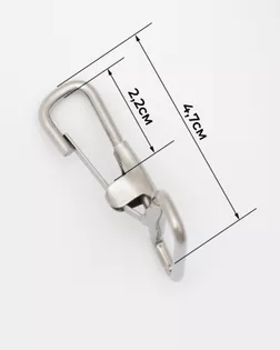 Карабин неповоротный ш.2,5см (12шт.) арт. КА-126-1-47176.001