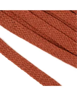 Шнур плоский х/б ш.1,5см 50м (морковный) арт. ШД-246-1-44817