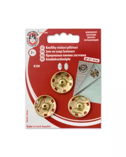 Кнопки KOH-I-NOOR №8 (д.21мм) 3шт арт. КН-30-1-18156