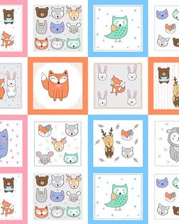 Ситец 95 см набивной арт 44  рис 21290 вид 1 "Милашки" арт. СП-365-1-1947.060