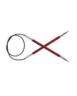 Спицы круговые Royale 5мм/40см ламинированная береза (вишневый) арт. ИВЗ-232-1-45768