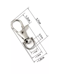 Карабин ш.1см (уп.12шт) арт. КА-79-1-39842.001