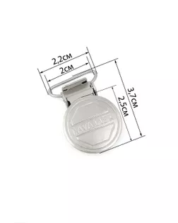 Зажим для подтяжек ш.2см (10шт) арт. КА-31-1-31852