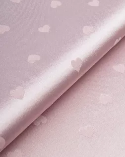 Атлас жаккард "Моар" сердца арт. БЛ-7-3-7036.034