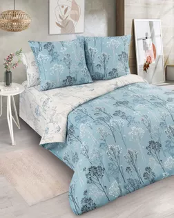 Бязь наб., шир. 220 см,  пл 120+-2. 100% хл. рис 70652/2 Вереск светл. Комп арт. ХБ-1861-1-Б00528.044