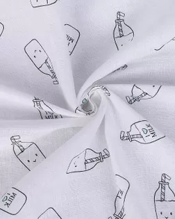 Молоко (Муслин набивной) арт. МЛН-9-1-Б00454.006