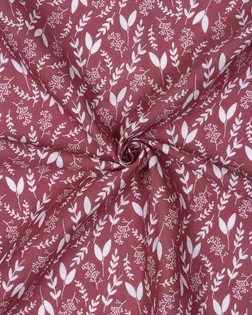 Муслин 135 ш. 100+-5 гр. 100% хлопок ВЕТОЧКИ БРУСНИКА рис.7593/2 арт. МЛН-126-1-Б00454.026