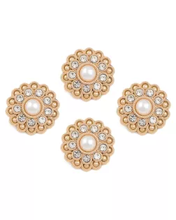 Пуговицы металл 32L д.2см 5шт арт. ПУДД-151-1-45450.001