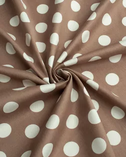 Хлопок сатин стрейч горох 2.4см арт. ХЛП-107-2-9585.017