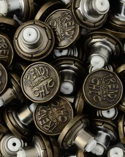 Пуговицы джинсовые металл 22L. Продается без гвоздика. арт. ПМ-321-3-34634.001