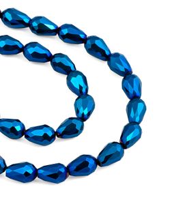 Бусы хрусталь "Капля" р.0,8x1,2 см (1 уп = 2нити ~120 бусин) арт. БСТ-40-16-18563.015