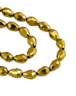 Бусы хрусталь "Капля" р.0,8x1,2 см (1 уп = 2нити ~120 бусин) арт. БСТ-40-11-18563.011