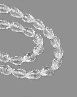 Бусы хрусталь "Капля" р.0,8x1,2 см (1 уп = 2нити ~120 бусин) арт. БСТ-40-1-18563.001
