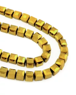 Бусы хрусталь р.1х1 см ( 1 уп = 1 нить ~80 бусин) арт. БСТ-38-11-18534.011