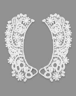 Воротник плетеный из 2-х частей р.части7х21 см уп.10компл арт. ГВ-104-1-32739