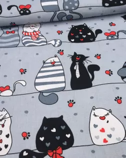 Коты (Бязь 150 см) арт. БД-482-1-1517.071