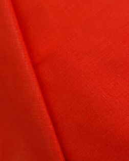 7-22 Ткань крашеная п/лён Красный 15 арт. ПЛО-7-1-1547.004