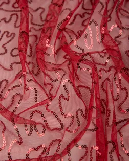 Пайетка на сетке "Змейка" арт. ПАЙ-13-4-20543.004