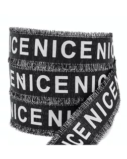 Лента репсовая с люрексом ш.2,5 см (91,4м) арт. РЛН-25-1-36425