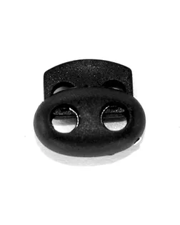 Фиксатор 'Овал' малый 2 отв. d=4мм, 1,4х1,7см, ПП 103-М (черный) арт. АРС-25091-1-АРС0001066981