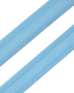 Косая бейка 15 мм*132м (х/б) (015 св. голубой) арт. АРС-57451-1-АРС0001172934