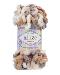 Пряжа Alize 'Puffy Color' 100г 9м (100% микрополиэстер) (5926 секционный) арт. АРС-46608-1-АРС0001176524