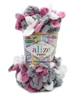 Пряжа Alize 'Puffy Color' 100г 9м (100% микрополиэстер) (6070 секционный) арт. АРС-47120-1-АРС0001218681