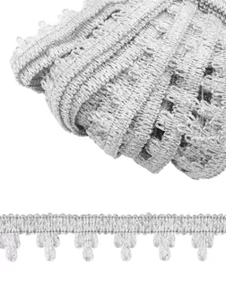 С3493Г17 Тесьма вязаная отделочная рис.8106 15мм*20м (серебро) арт. АРС-47535-1-АРС0001228175