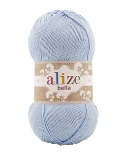 Пряжа ALIZE 'Bella 100' 100гр. 360м.(100% хлопок) (40 голубой) арт. АРС-51980-1-АРС0001236403