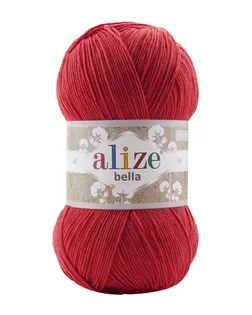 Пряжа ALIZE 'Bella 100' 100гр. 360м.(100% хлопок) (56 красный) арт. АРС-48031-1-АРС0001236408