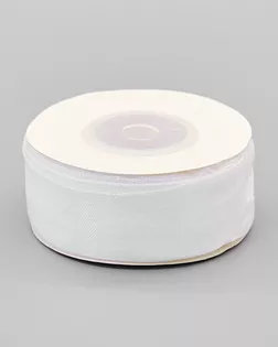 Лента капроновая ш.2,5см (белый) (22.86м) арт. АРС-33460-1-АРС0001236591