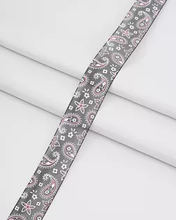 Лента органза 'Турецкий огурец' 2,5см*44,7м+-1м (2511 черный) арт. АРС-63421-1-АРС0001239964