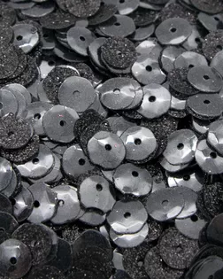 Пайетки 'Глиттер', 6мм, Astra&Craft, 10г (9602 черный) арт. АРС-56330-1-АРС0001240449